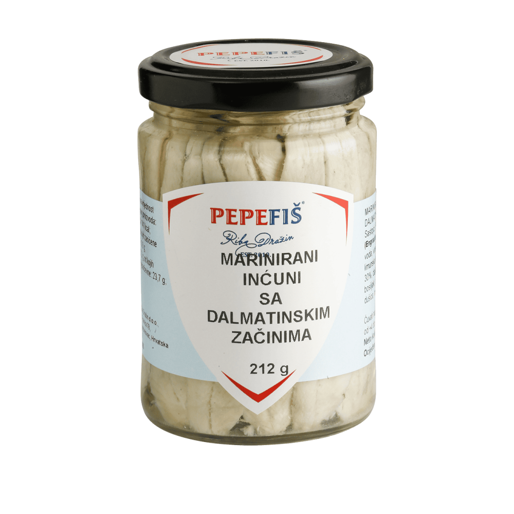 PEPEFIŠ - marinirani incuni sa dalmatinskim zacinima