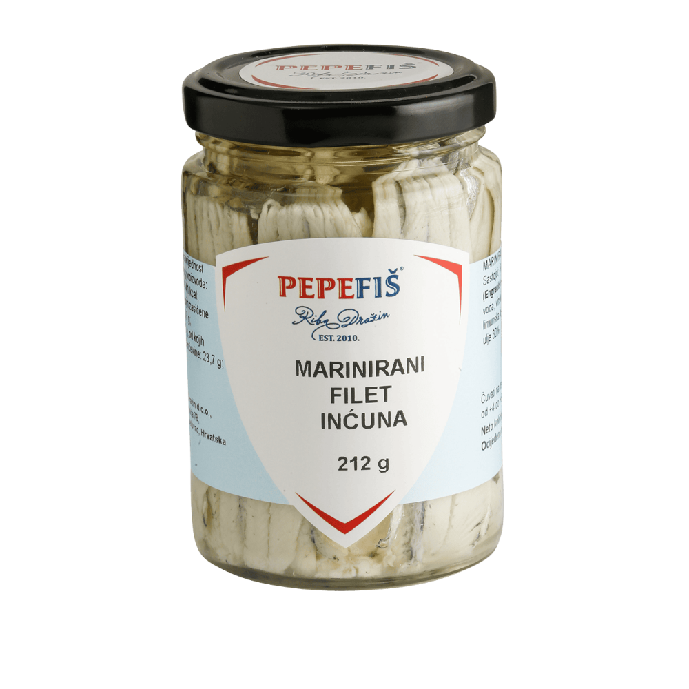 PEPEFIŠ - marinirani filet incuna 212g