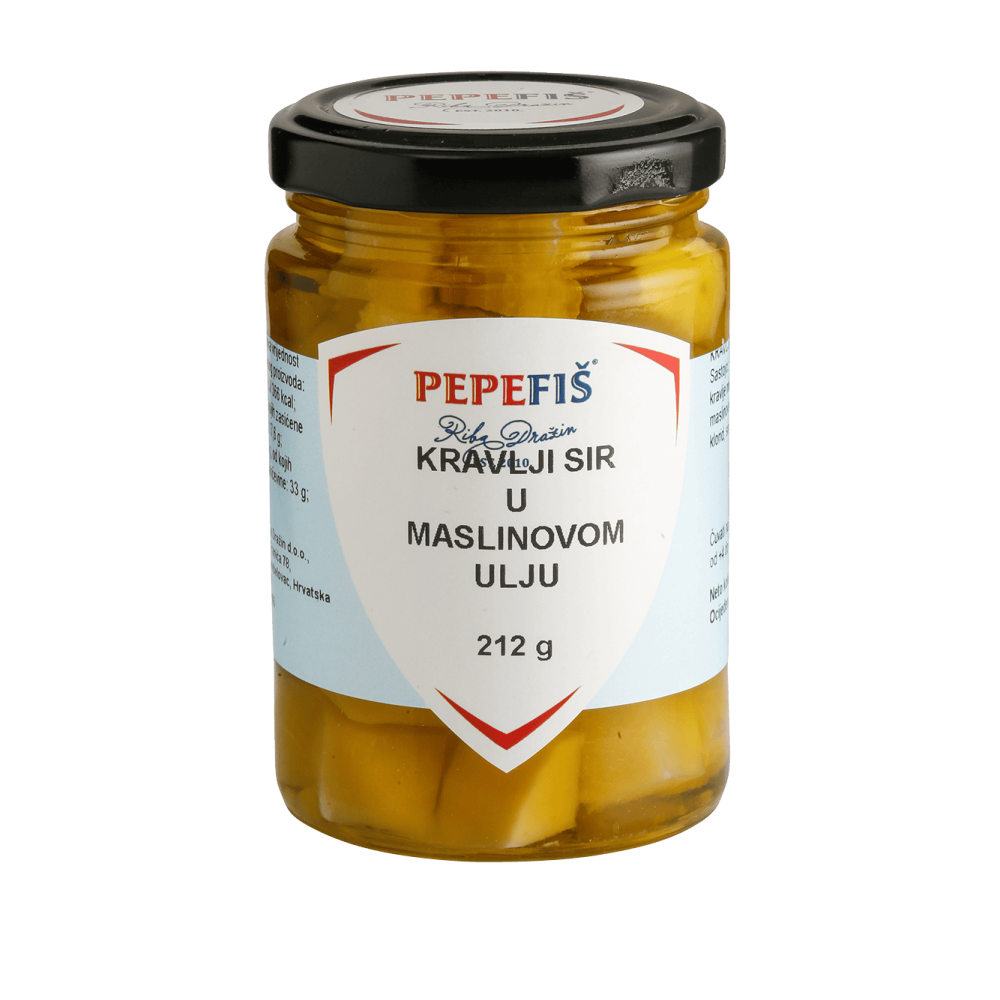 PEPEFIŠ - kravlji sir u maslinovom ulju